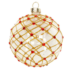 bal zeepbel goud rood