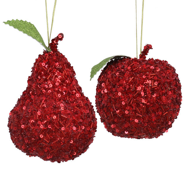 fruit glitter rood