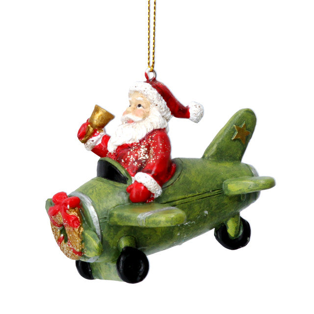 vliegtuig santa