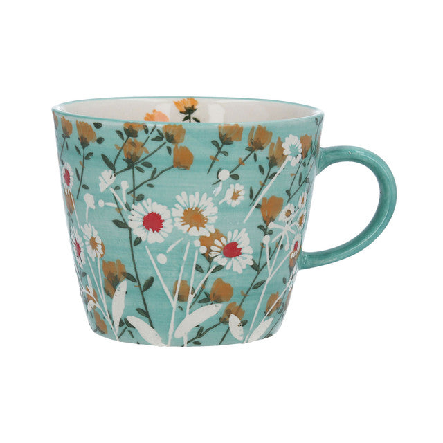 tas madelief blauw