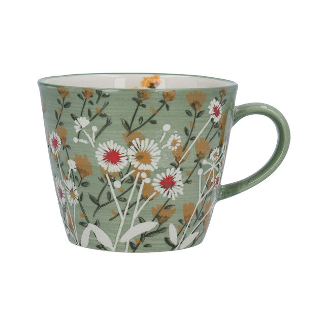 tas madelief groen