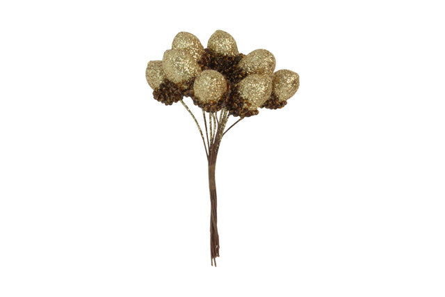 eikel tros goud glitter