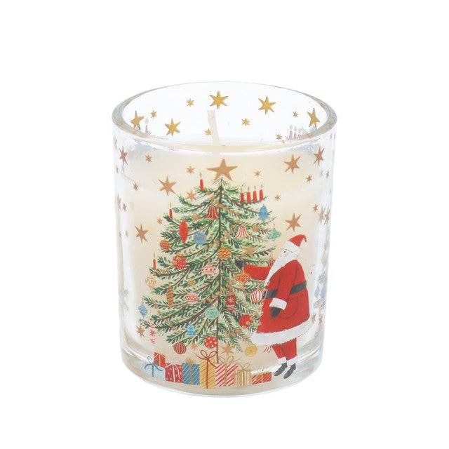 Nostalgia Santa/Tree Scented Boxed Candle, Sml