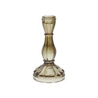 Amber glass candelstick S