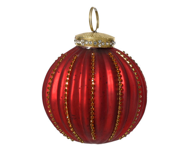 bal rood goud gelijnt L