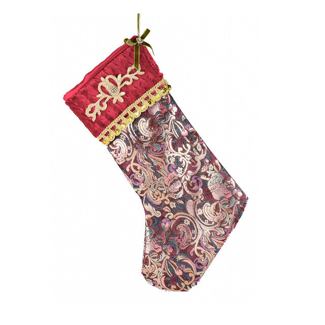 kerstsok paars