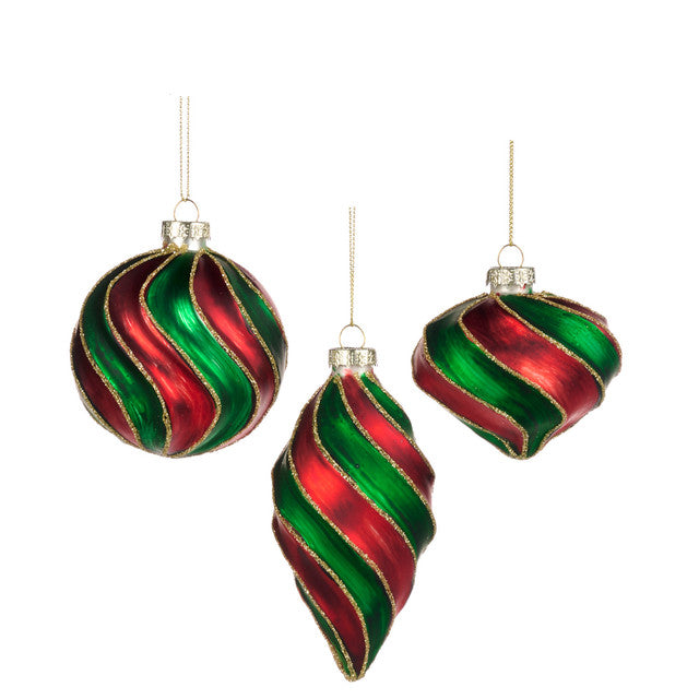 bal rood groen swirl
