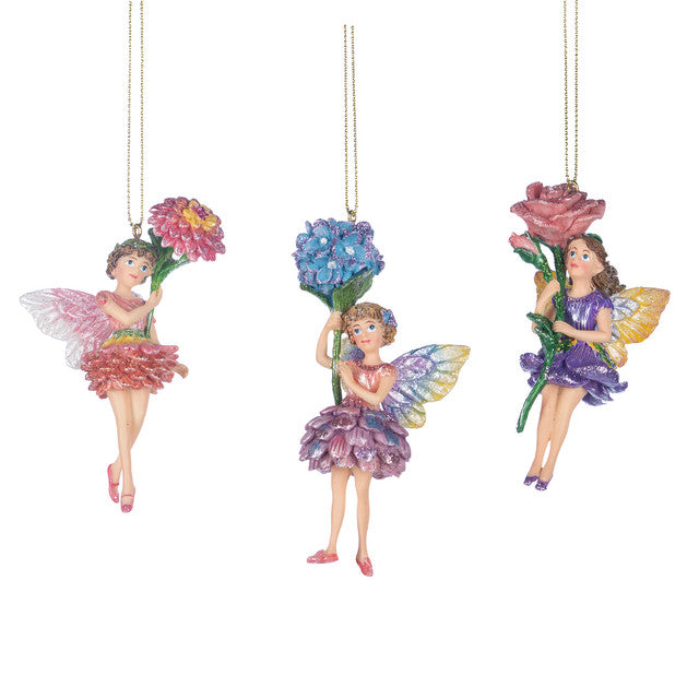 elf met bloem