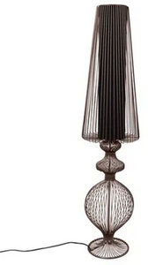 Floor lamp oriental metallic brown