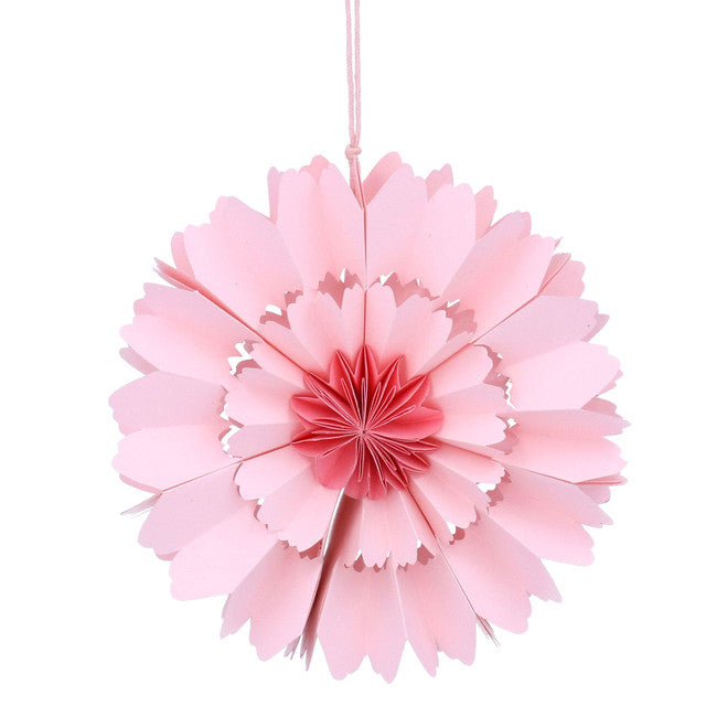 bloem papier roze
