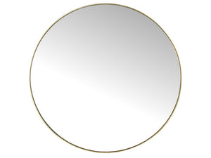 miroir en métal doré
